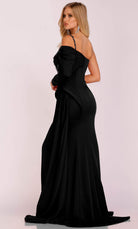 Terani Couture 231E0614 - Sweetheart Ruche Satin Evening Gown - back view