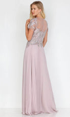 Terani Couture 231M0343 - Embellished Short Sleeve Formal Dress