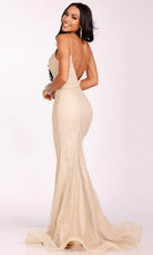 Terani Couture 231P0038 - Foliage Mermaid Prom Gown