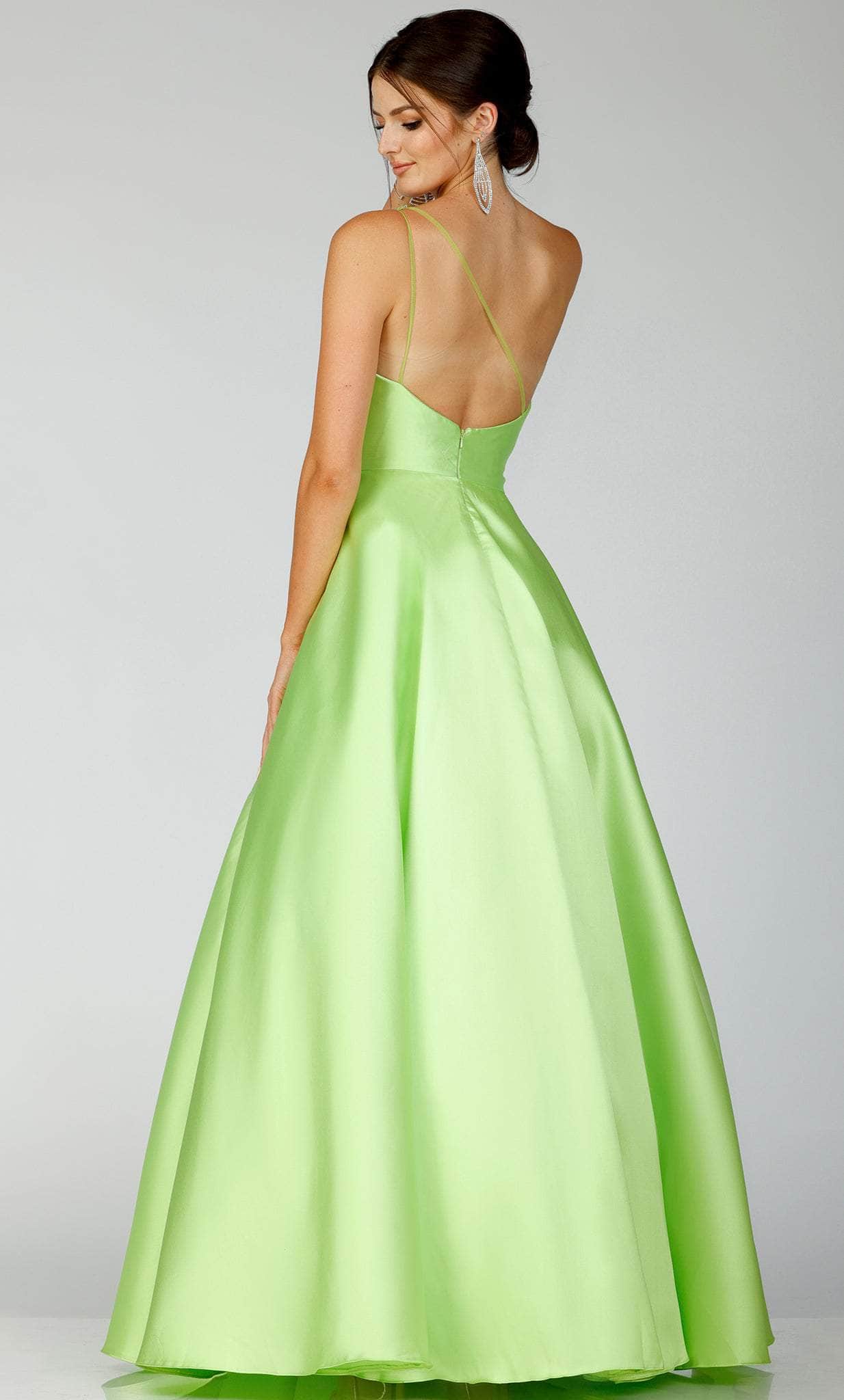 Terani Couture 231P0175 - Embellished One Sleeve Prom Gown - detail view