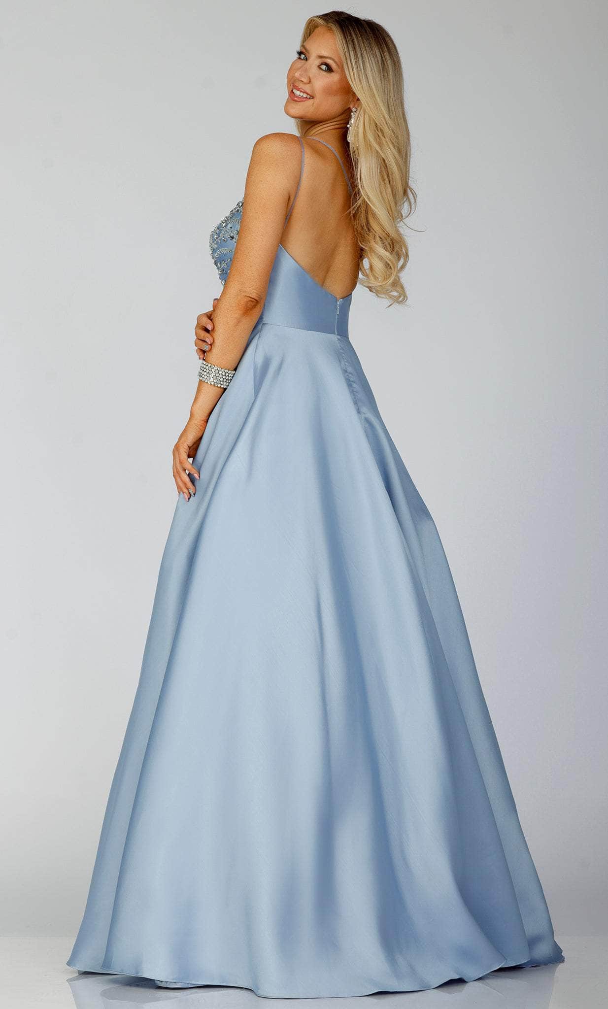 Terani Couture 231P0175 - Embellished One Sleeve Prom Gown - view 4