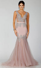 Terani Couture 231P0189 - Applique Mermaid Prom Gown