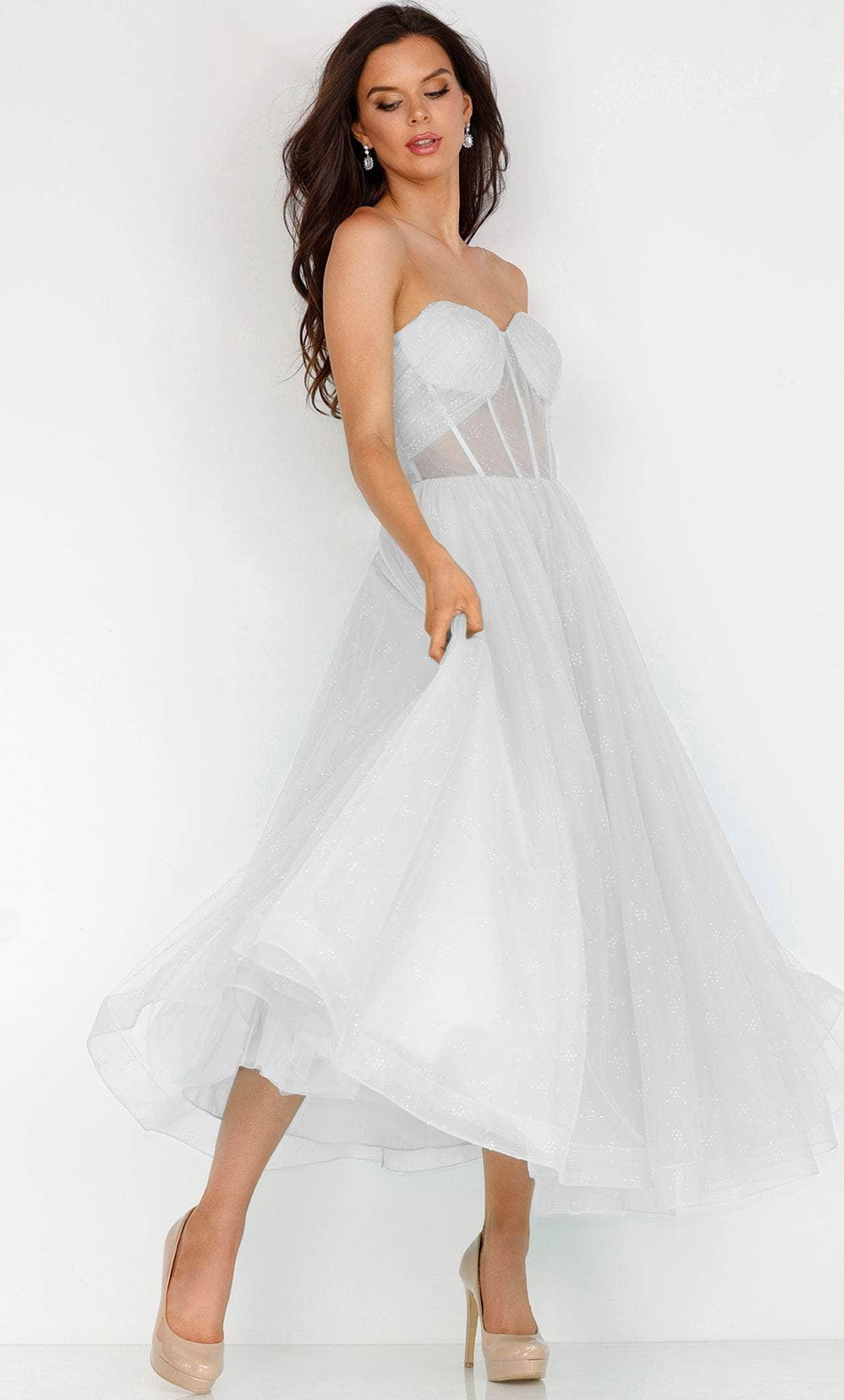 Terani Couture 231P0534 - Illusion Corset Prom Dress - back view