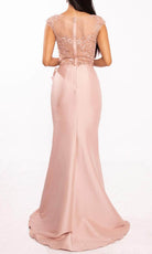 Terani Couture 232E1300 - Bejeweled Cap Sleeve Evening Dress - view 4