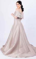 Terani Couture 232M1511 - Pleated Off Shoulder Ballgown