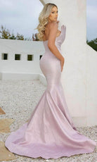 Terani Couture 241E2405 - Draped V-Neck Evening Dress