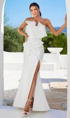 Terani Couture 241E2411 - Embellished Bow Evening Dress - designer evening gown at Silhouette Dresses