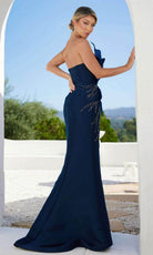 Terani Couture 241E2411 - Embellished Bow Evening Dress - back view