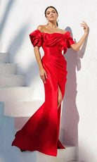 Terani Couture 241E2413 Ruffled Mermaid Dress