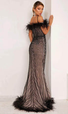 Terani Couture 241E2449 - Lattice Motif Evening Dress
