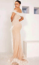 Terani Couture 241E2449 - Lattice Motif Evening Dress - detail view