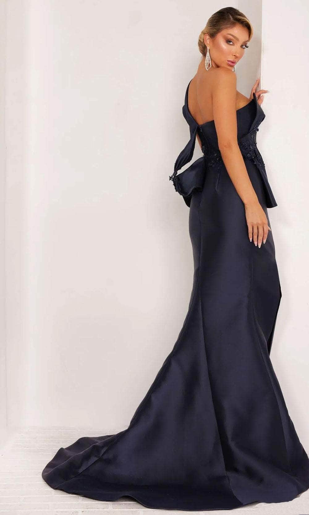 Terani Couture 241E2468 - Applique bow Evening Dress