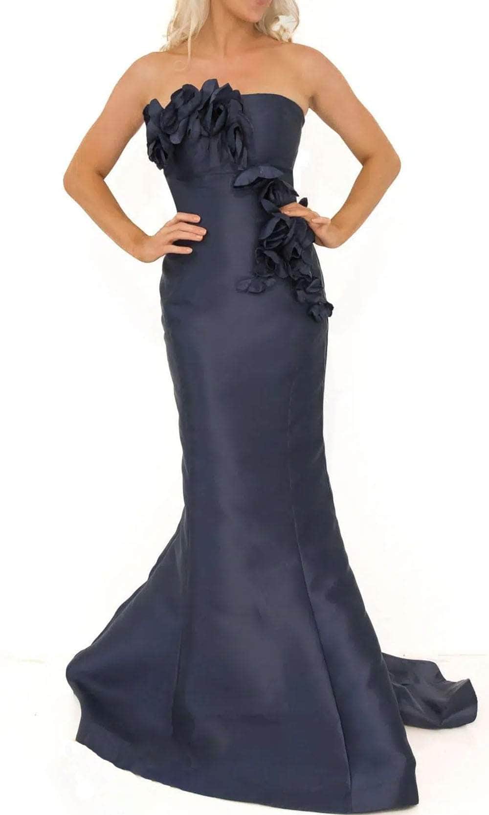 Terani Couture 241E2512 - Strapless Trumpet Prom Dress - detail view