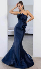 Terani Couture 241E2512 - Strapless Trumpet Prom Dress - back view