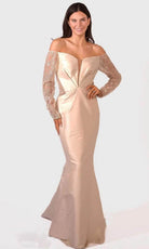 Terani Couture 241M2734 - Long Sleeve Off Shoulder Gown