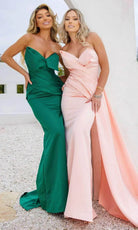 Terani Couture 241P2008 - Strapless Pleated Prom Dress - view 9