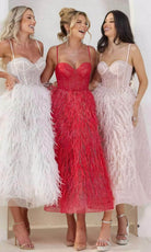 Terani Couture 241P2022 - Feather Corset Prom Dress - view 6