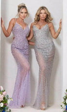 Terani Couture 241P2071 - Rhinestone Illusion Prom Dress