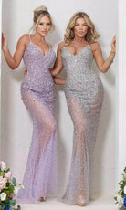 Terani Couture 241P2071 - Rhinestone Illusion Prom Dress - view 6