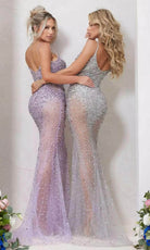 Terani Couture 241P2071 - Rhinestone Illusion Prom Dress - view 7