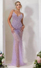 Terani Couture 241P2071 - Rhinestone Prom Dress - detail view