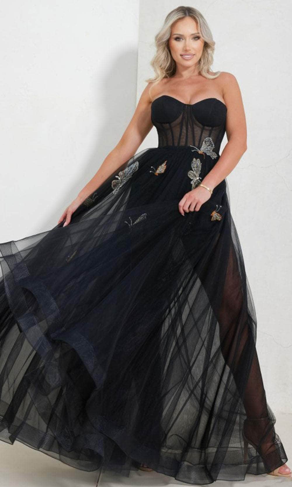 Terani Couture 241P2087 - Sweetheart Neckline Corset Ballgown - designer ball gown at Silhouette Dresses