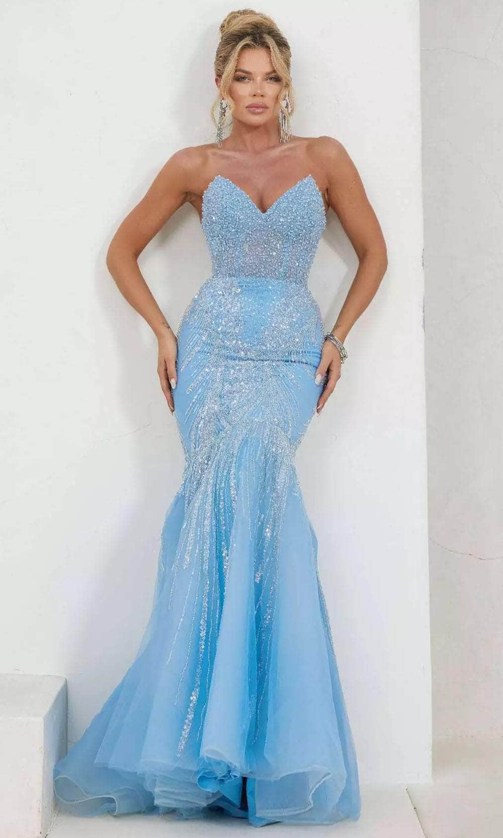 Terani Couture 241P2171 - Bead Sequin Prom Dress - designer prom dress at Silhouette Dresses