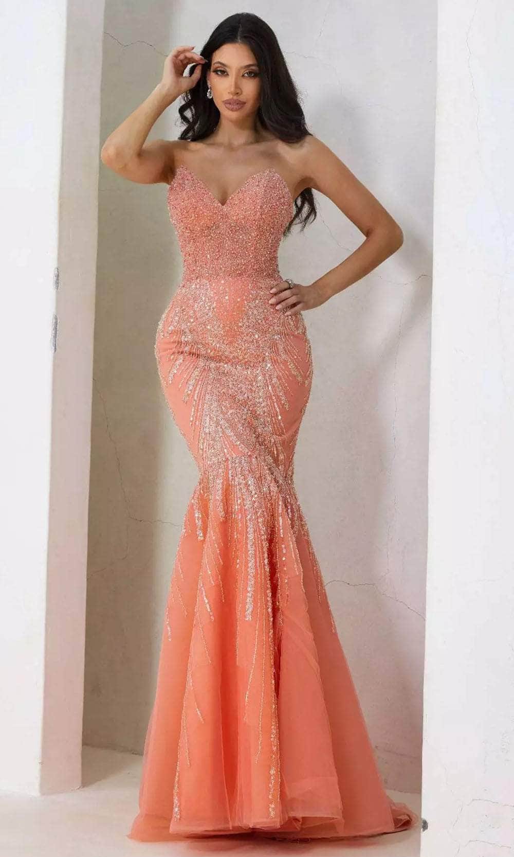Terani Couture 241P2171 - Bead Sequin Prom Dress - view 5