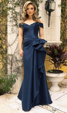 Terani Couture 242M3335 Draped Dress