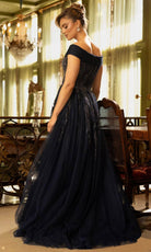 Terani Couture 242M3347 - Rhinestone Embellished Off-Shoulder Ballgown