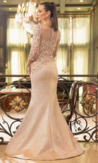 Terani Couture 242M3374 - Embroidered Illusion Neck Evening Gown