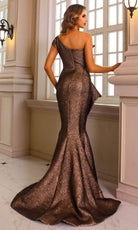 Terani Couture 251E4201 Ruffled Peplum Dress