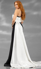 Terani Couture 251E4205 - Ruched Asymmetric Mermaid Evening Gown