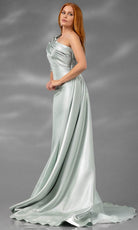 Terani Couture 251E4205 - Ruched Asymmetric Mermaid Evening Gown
