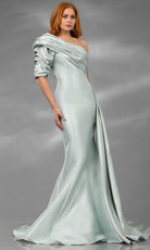 Terani Couture 251E4205 - Ruched Asymmetric Mermaid Evening Gown