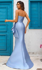 Terani Couture 251E4265 - Beaded Applique Asymmetric Evening Gown - view 5
