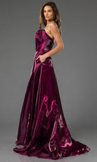Terani Couture 251E4637 - Ruffled Straight Across Evening Gown - view 6