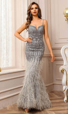 Terani Couture 251GL4199 - Elegant Sleeveless Trumpet Evening Gown - designer prom dress at Silhouette Dresses