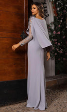 Terani Couture 251M4446 - Capelet Illusion Long Sleeve Evening Gown