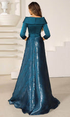 Terani Couture 251M4461 - V-Neck A-Line Evening Dress