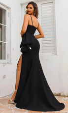 Terani Couture 251P4006 - V-Neck Oversized Bow Prom Dress