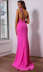 Terani Couture 251P4036 - Asymmetric Beaded Accent Prom Dress