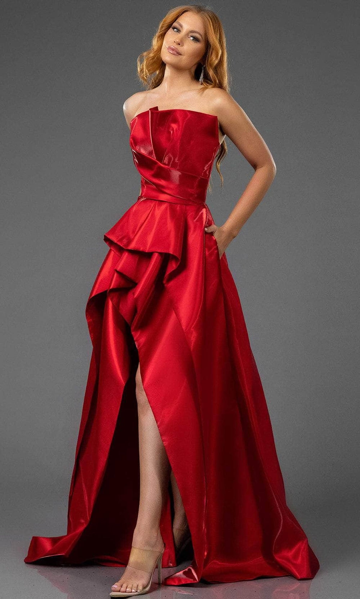 Terani Couture 251P4054 - High Low Layered A-Line Prom Dress