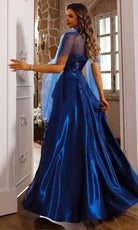 Terani Couture 251P4054 - High Low Layered A-Line Prom Dress - back view