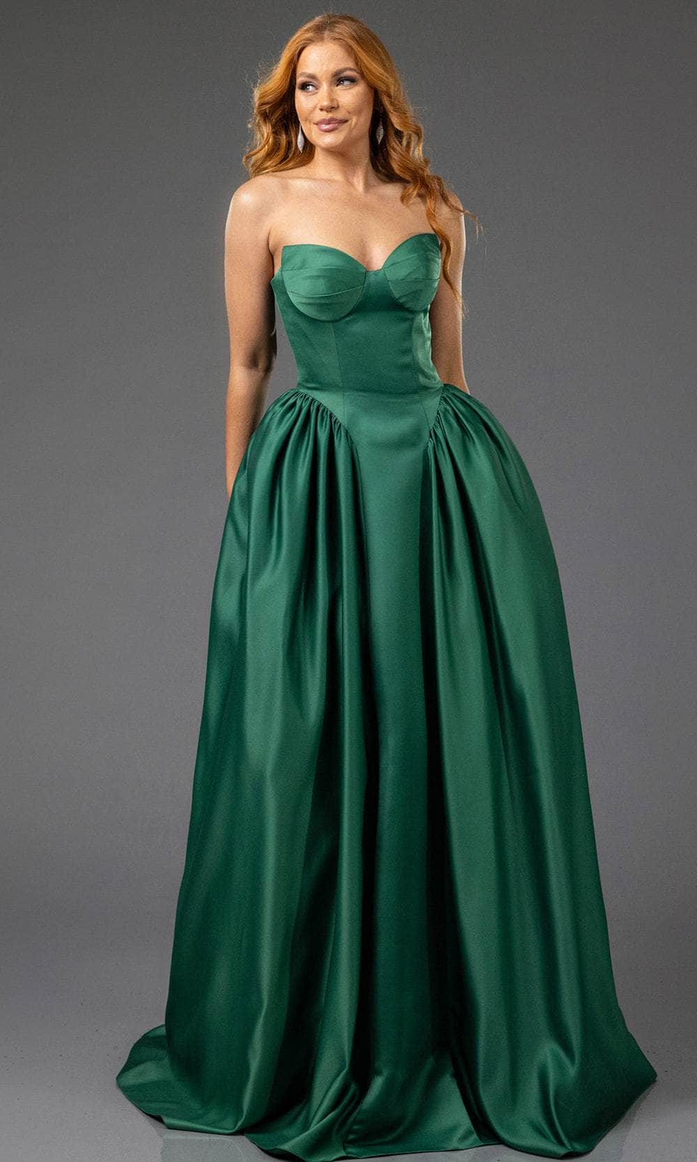Terani Couture 251P4066 - Sweetheart Gathered Waist Ballgown - view 6