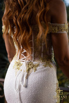 Terani Couture 251P4083 - Plunging Sweetheart Sequin Prom Dress - back view