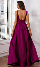 Terani Couture 251P4113 - Box Pleated Skirt Sleeveless Prom Dress - view 4