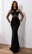 Terani Couture 251P4552 - Long Sleeve High Neck Prom Gown