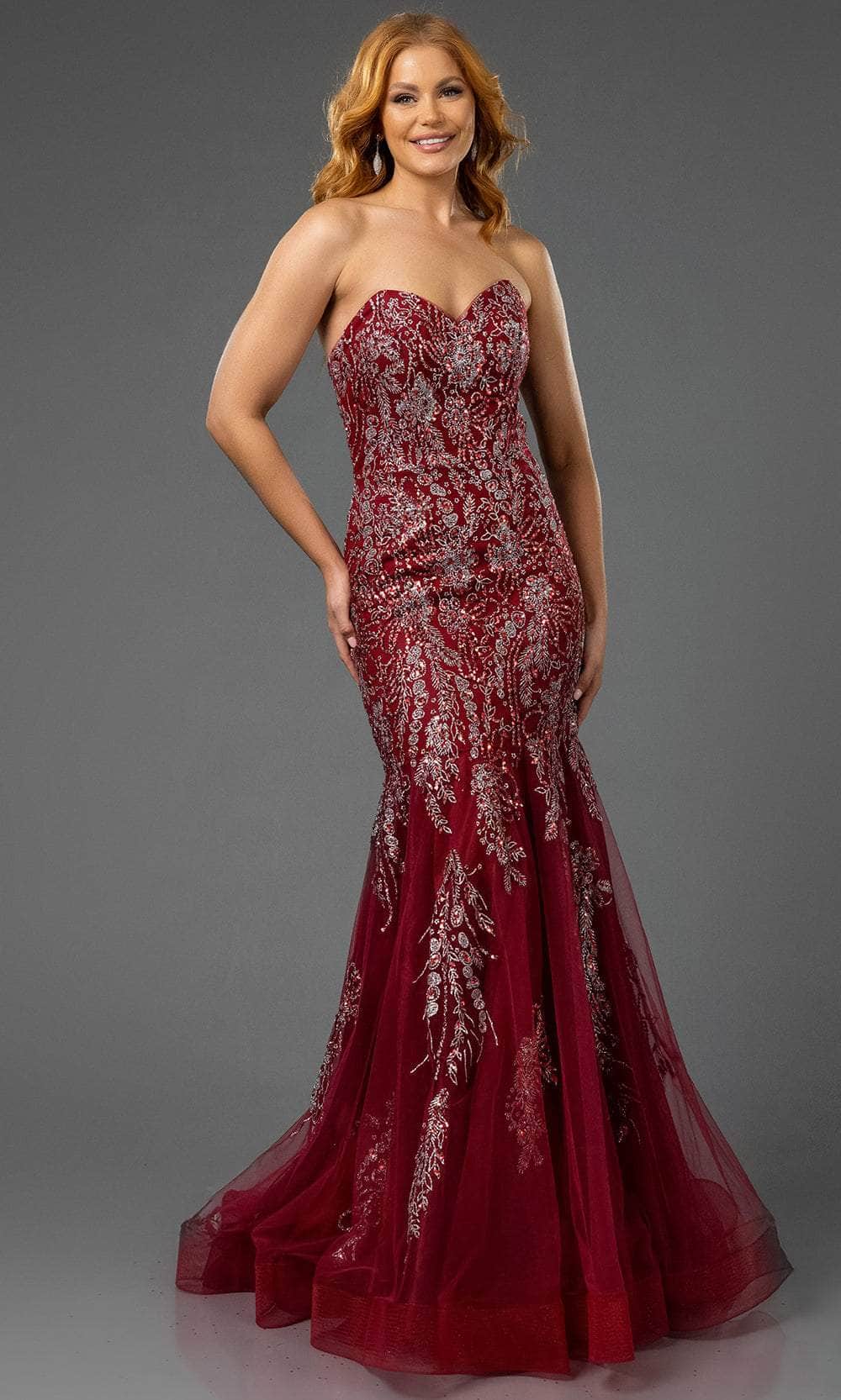 Terani Couture 251P4641 - Beaded Bodice Sweetheart Prom Gown - view 4