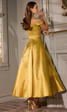 Terani Couture 252C5004 Embroidered Matte Satin Dress